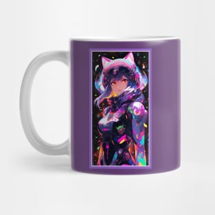 Anime Sci-Fi Cat Girl | Quality Anime Girl Artwork | Manga Girl Anime Art Mug